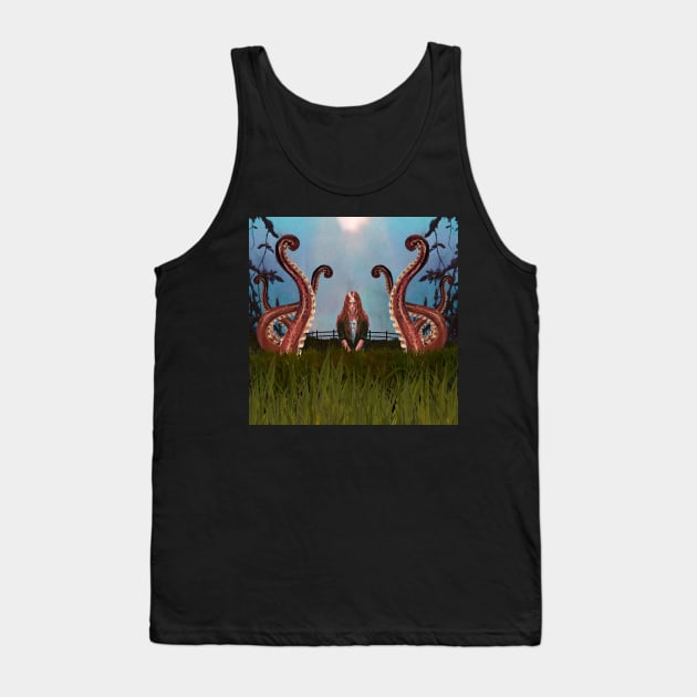 Evening In Eldritch Fields Tank Top by basementgalaxy